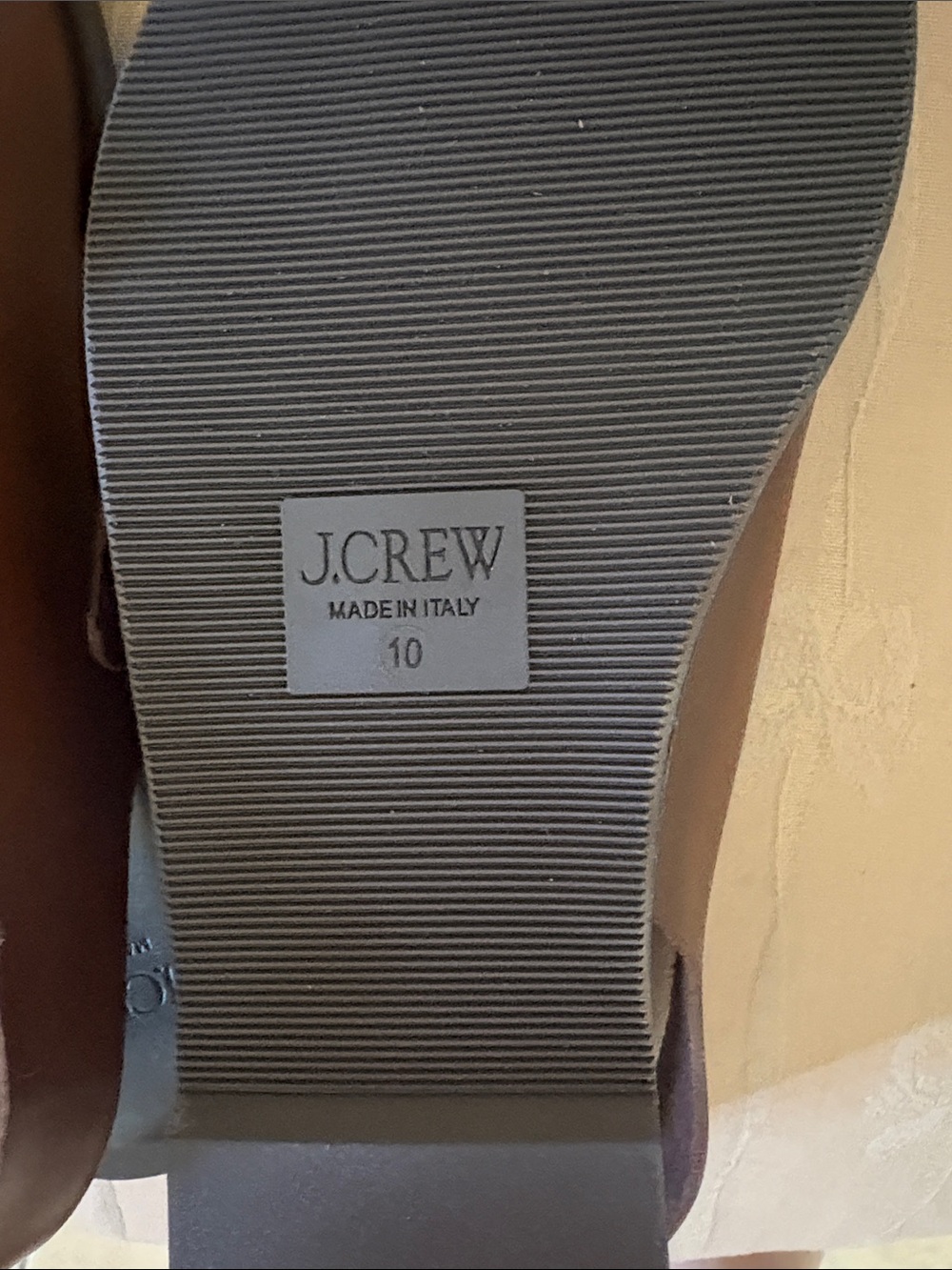 J.Crew Saddle Brown Double-Buckle Leather Sandals NWT - Picture 2 of 7